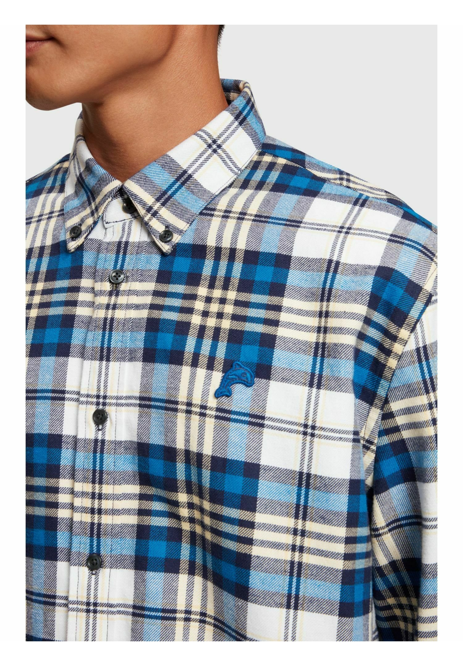 Kariertes hemd blau Clearance